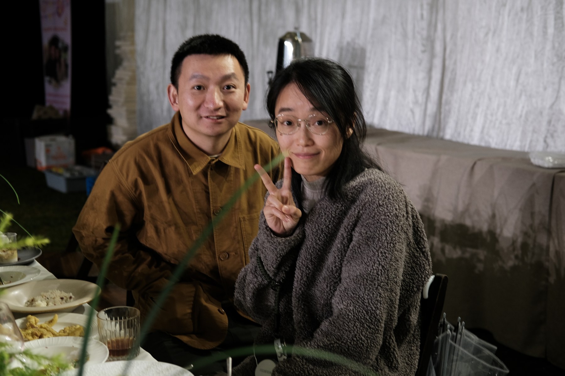 Gu Rui and Luo Bo together at home in Shaxi